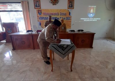 Musyawarah Desa Penyusunan RKPDes Tahun 2023
