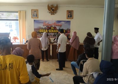Penyaluran BLT BBM Desa Sikampuh